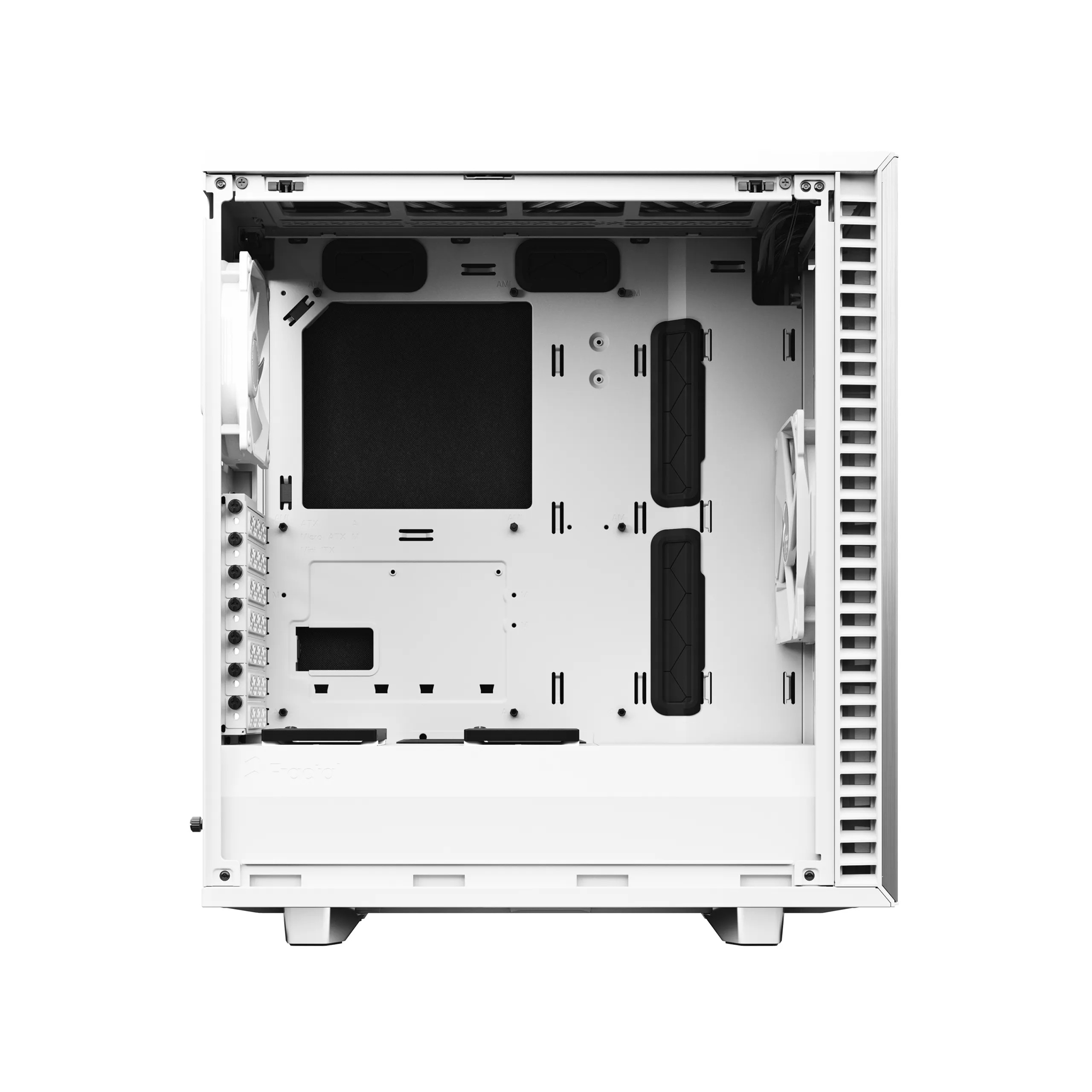 Fractal Design Define 7 Compact - Mid Tower case with window, White / Clear Tint