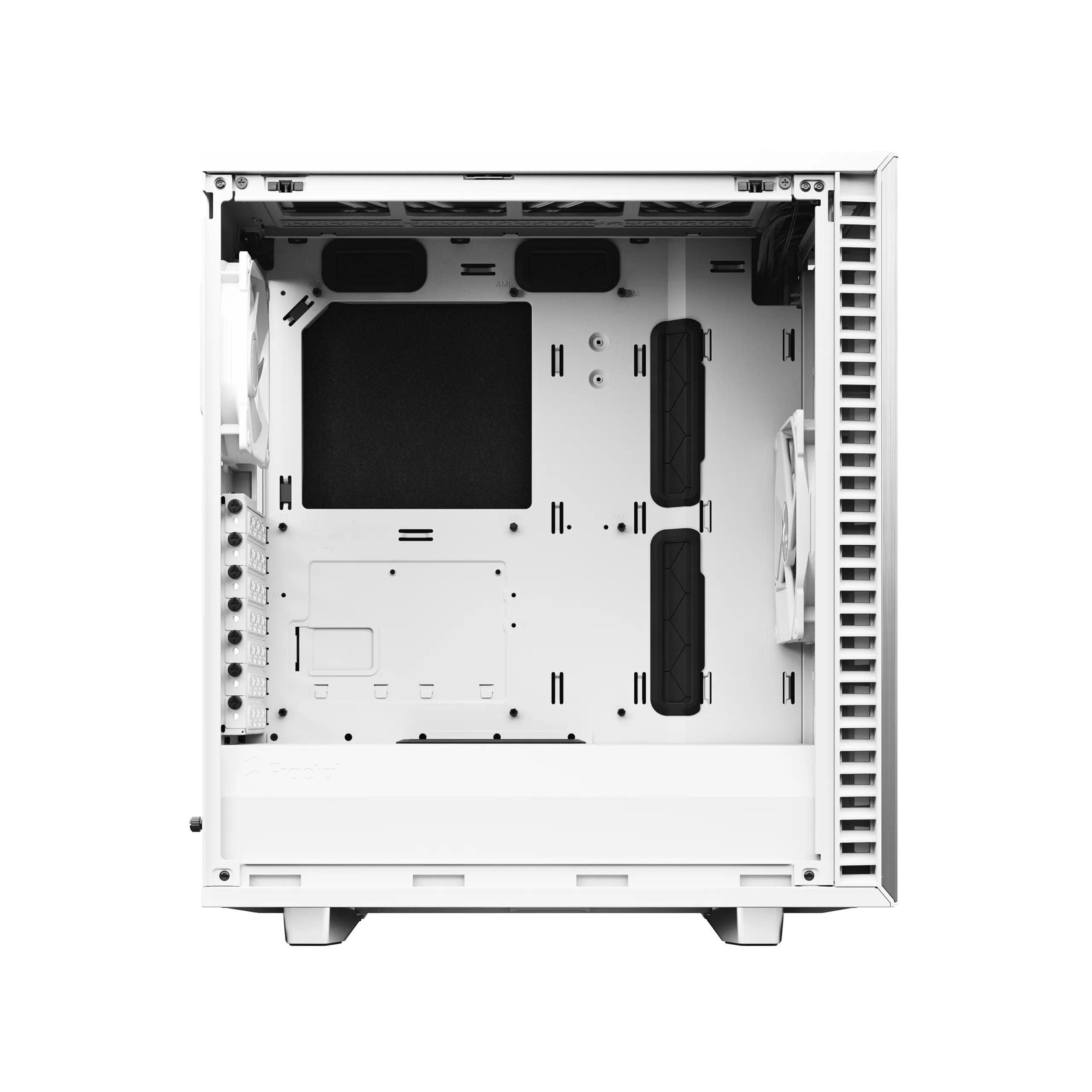 Fractal Design Define 7 Compact - Mid Tower case with window, White / Clear Tint