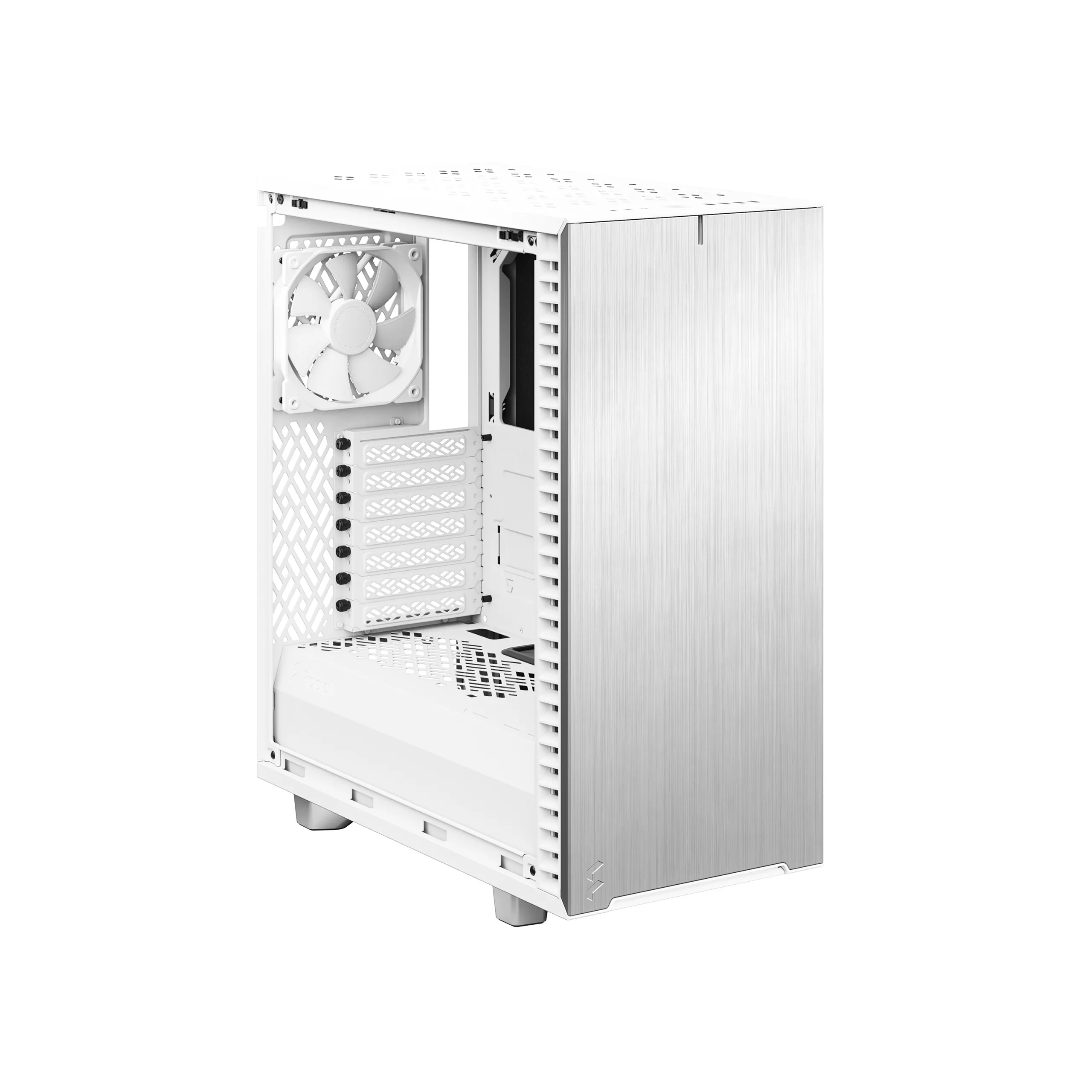 Fractal Design Define 7 Compact - Mid Tower case with window, White / Clear Tint
