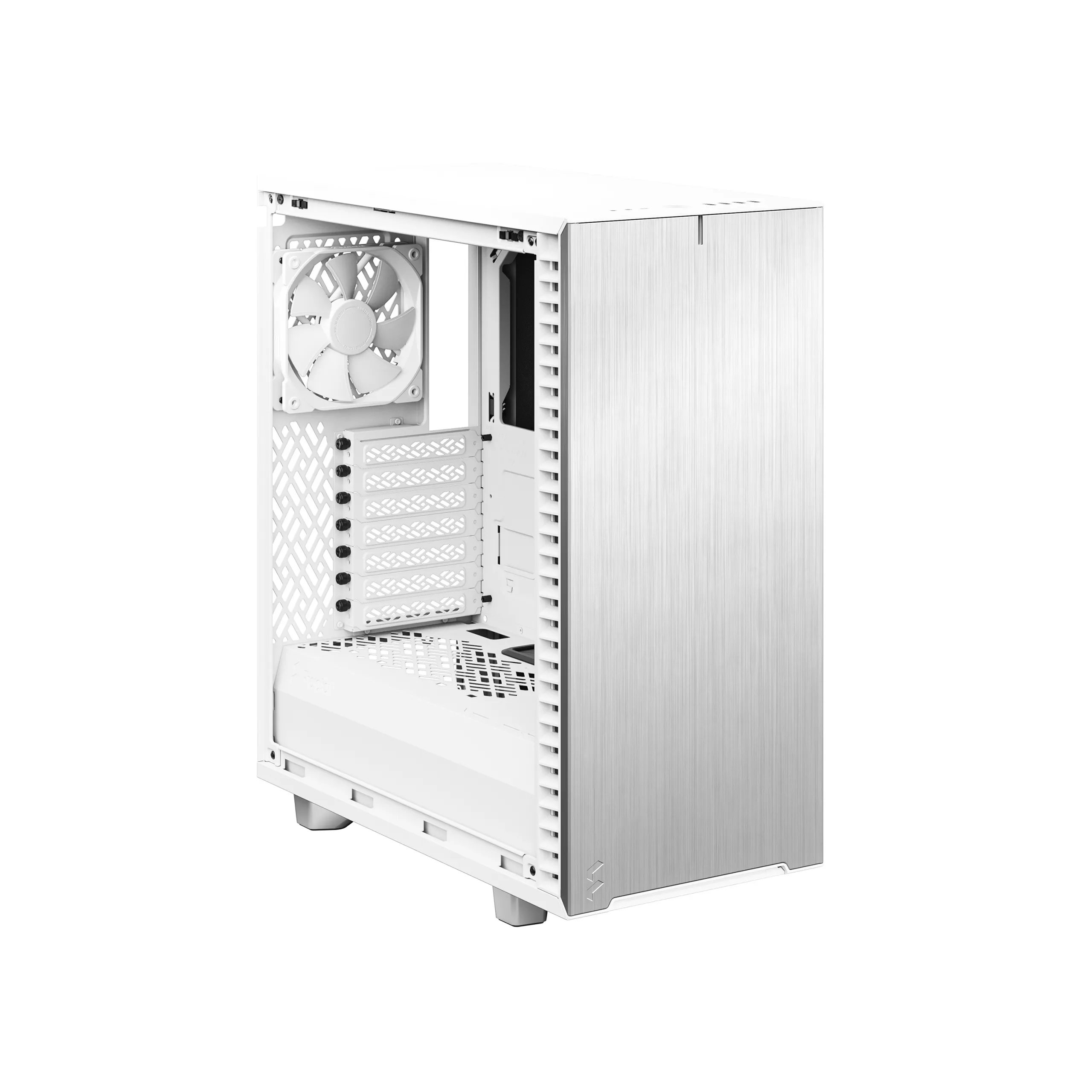 Fractal Design Define 7 Compact - Mid Tower case with window, White / Clear Tint