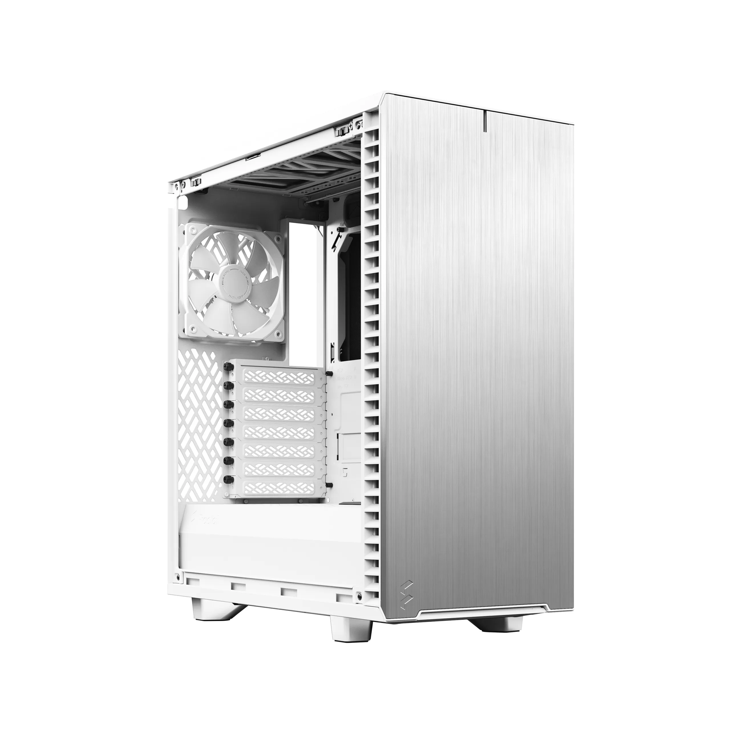 Fractal Design Define 7 Compact - Mid Tower case with window, White / Clear Tint