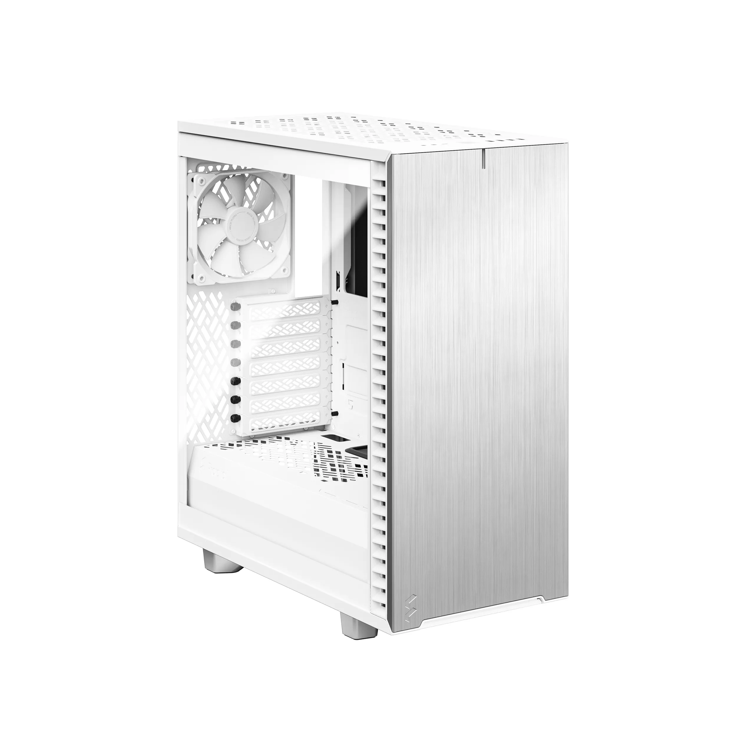 Fractal Design Define 7 Compact - Mid Tower case with window, White / Clear Tint