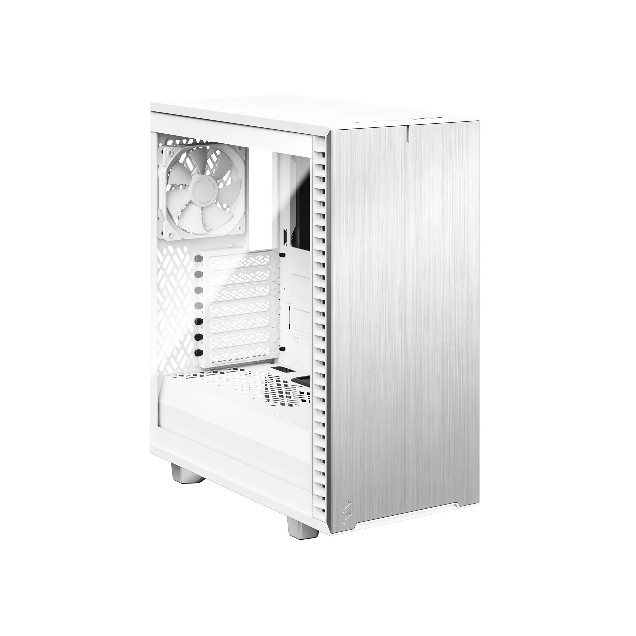 Fractal Design Define 7 Compact - Mid Tower case with window, White / Clear Tint