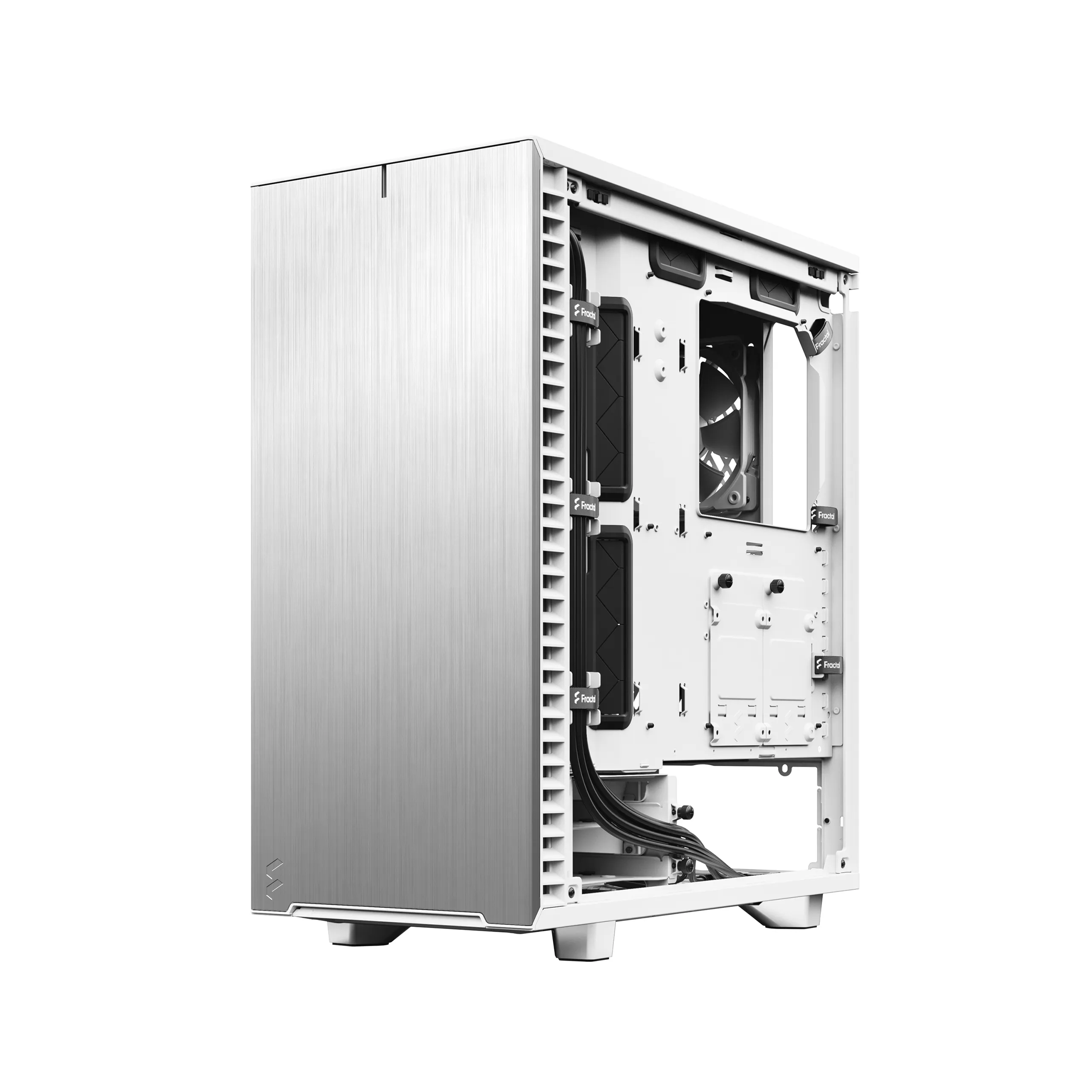 Fractal Design Define 7 Compact - Mid Tower case with window, White / Clear Tint