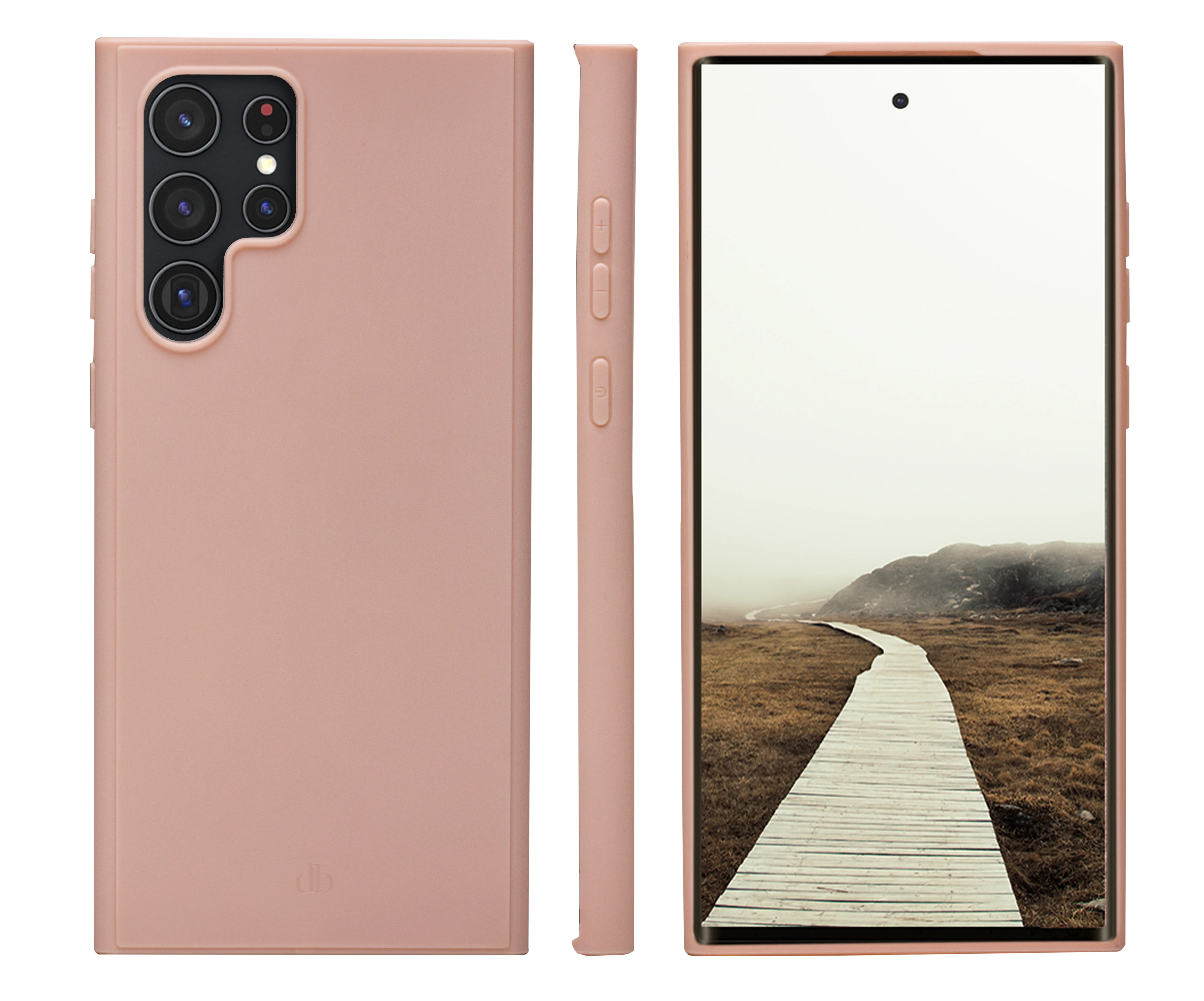 Dbramante1928 Greenland, Galaxy S22 Ultra -suojakuori, Pink Sand