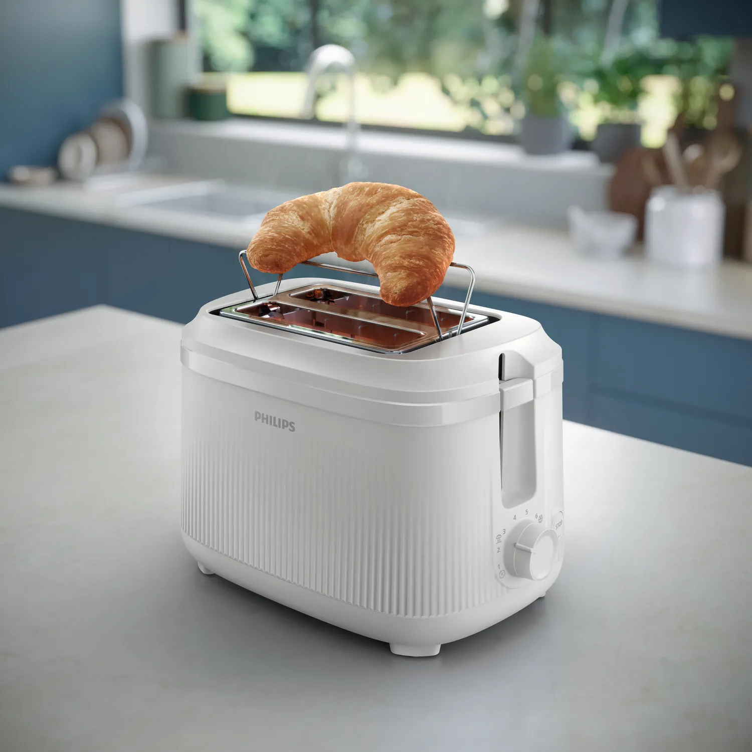 Philips 3000 serien - toaster, 2 slice(s),  Grey