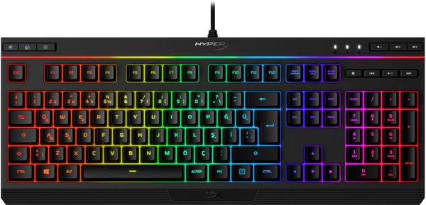 HyperX Alloy Core RGB, Membrane - gaming keyboard, black