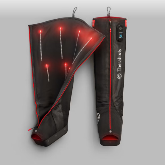Therabody JetBoots PRO Plus muskelstimulator (Regular, Svart)