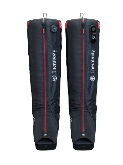 Therabody JetBoots PRO Plus muskelstimulator (Regular, Svart)