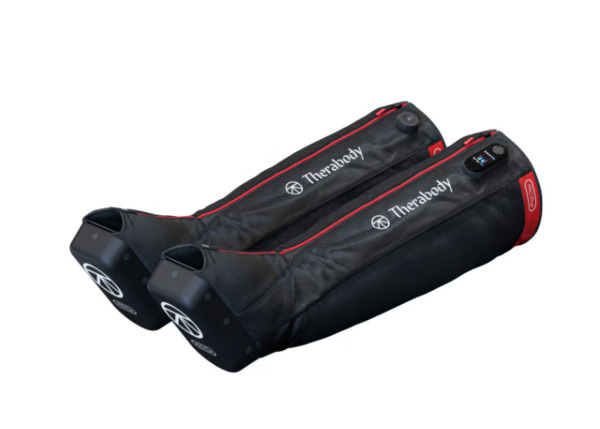 Therabody JetBoots PRO Plus muskelstimulator (Regular, Svart)