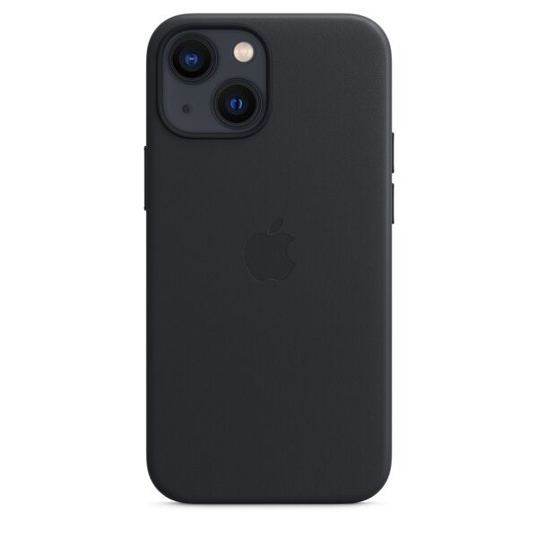 Apple iPhone 13 mini, MagSafe - leather case, Midnight