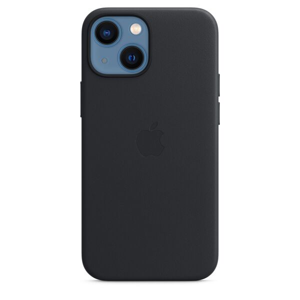 Apple iPhone 13 mini, MagSafe - leather case, Midnight