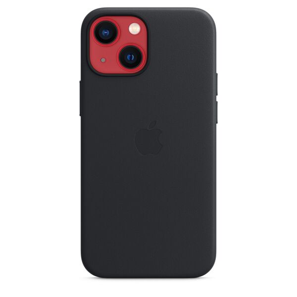 Apple iPhone 13 mini, MagSafe - leather case, Midnight
