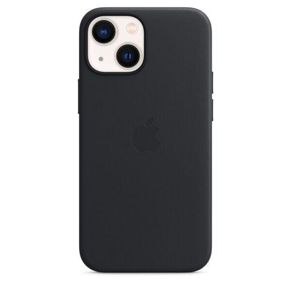 Apple iPhone 13 mini, MagSafe - leather case, Midnight