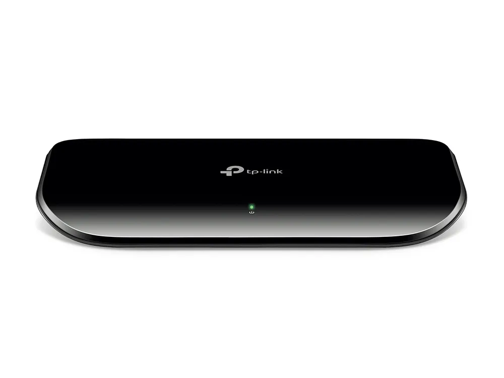 TP-Link TL-SG1008D - 8-porttinen Gigabit-p&ouml;yt&auml;kytkin, Musta