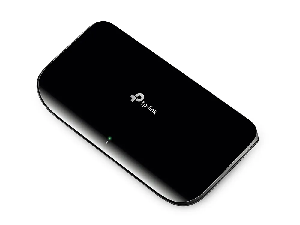 TP-Link TL-SG1008D - 8-porttinen Gigabit-p&ouml;yt&auml;kytkin, Musta
