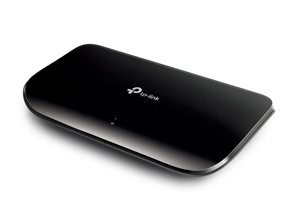TP-Link TL-SG1008D - 8-porttinen Gigabit-p&ouml;yt&auml;kytkin, Musta