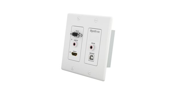 Wyrestorm NHD-400-TX-IW - HDMI over IP 4K, JPEG 2000 Wall/Desk Encoder, PoE, RS-232, CEC, Matrix/Vid