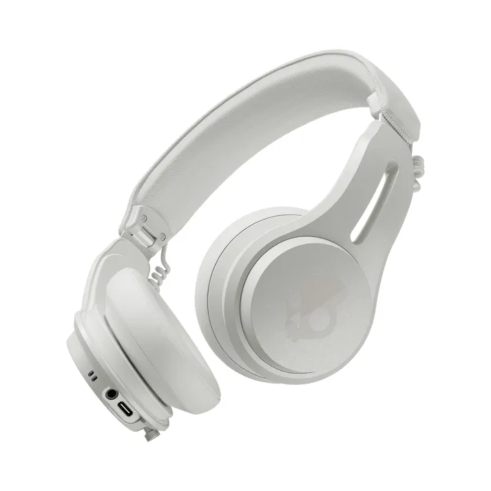 Skullcandy Icon ANC Wireless On-ear Headphones, Bone/Orange