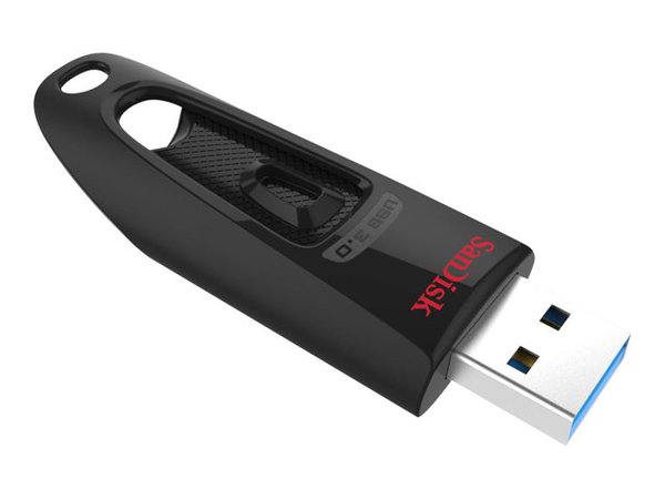 SanDisk Ultra USB 3.0 128 Gt -muistitikku, musta