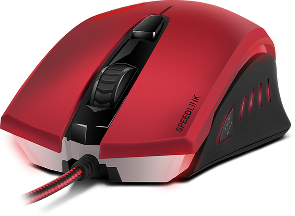 SpeedLink Ledos - gaming mouse, red/black