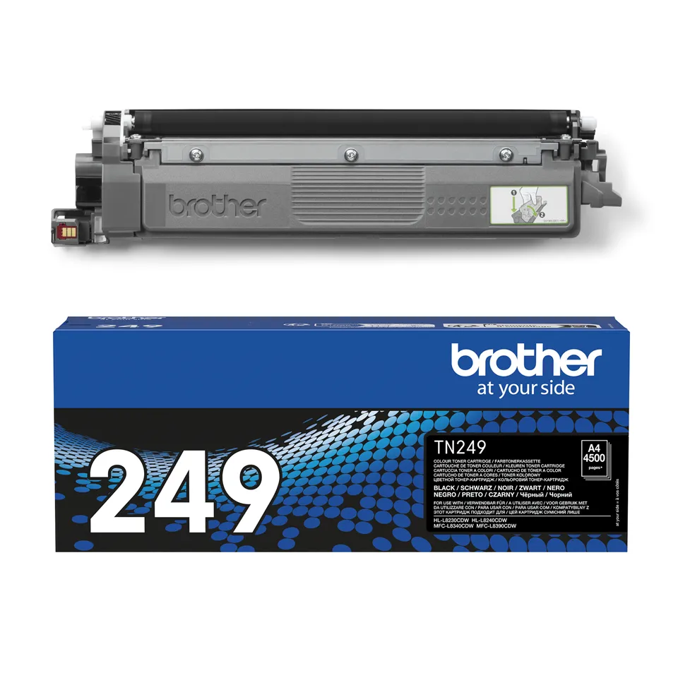 Brother TN-249BK High Yield toner cartridge, Black