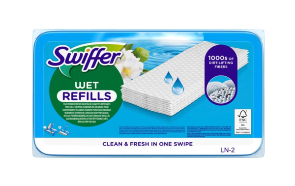 Swiffer Fuktiga reng&ouml;ringsdukar refill Morning Fresh doft, 24-pack