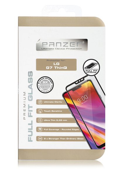 LG G7 ThinQ, Full-Fit Glass, Black