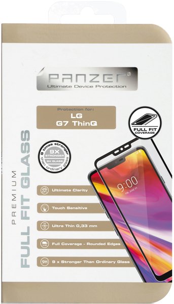 LG G7 ThinQ, Full-Fit Glass, Black