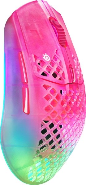SteelSeries Aerox 3 Wireless Gen 2 -langaton pelihiiri, l&auml;pin&auml;kyv&auml;, magenta