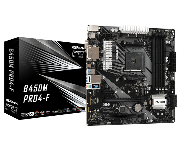 ASRock B450M Pro4 F mATX - moderkort