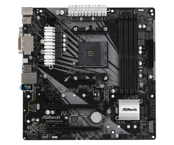 ASRock B450M Pro4 F mATX - moderkort