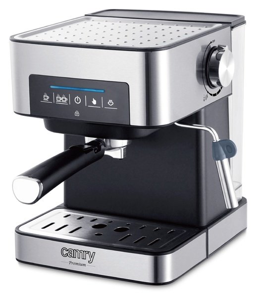 ADLER Camry CR 4410 Espresso Machine, 1.6L, Black and stainless steel