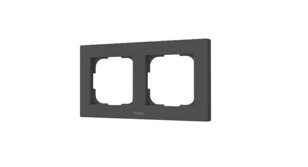 Aqara Smart Switch H2 2-osainen - &Auml;lyk&auml;s sein&auml;kytkin, Harmaa