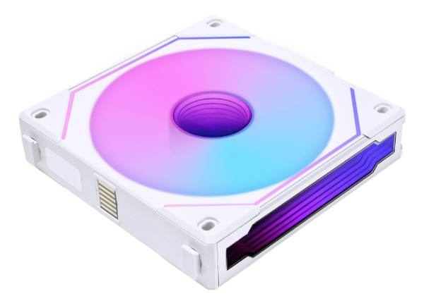 Lian Li UNI FAN SL Infinity 120 Reverse Blade, 120mm, PWM ARGB -chassi fl&auml;kt, vit
