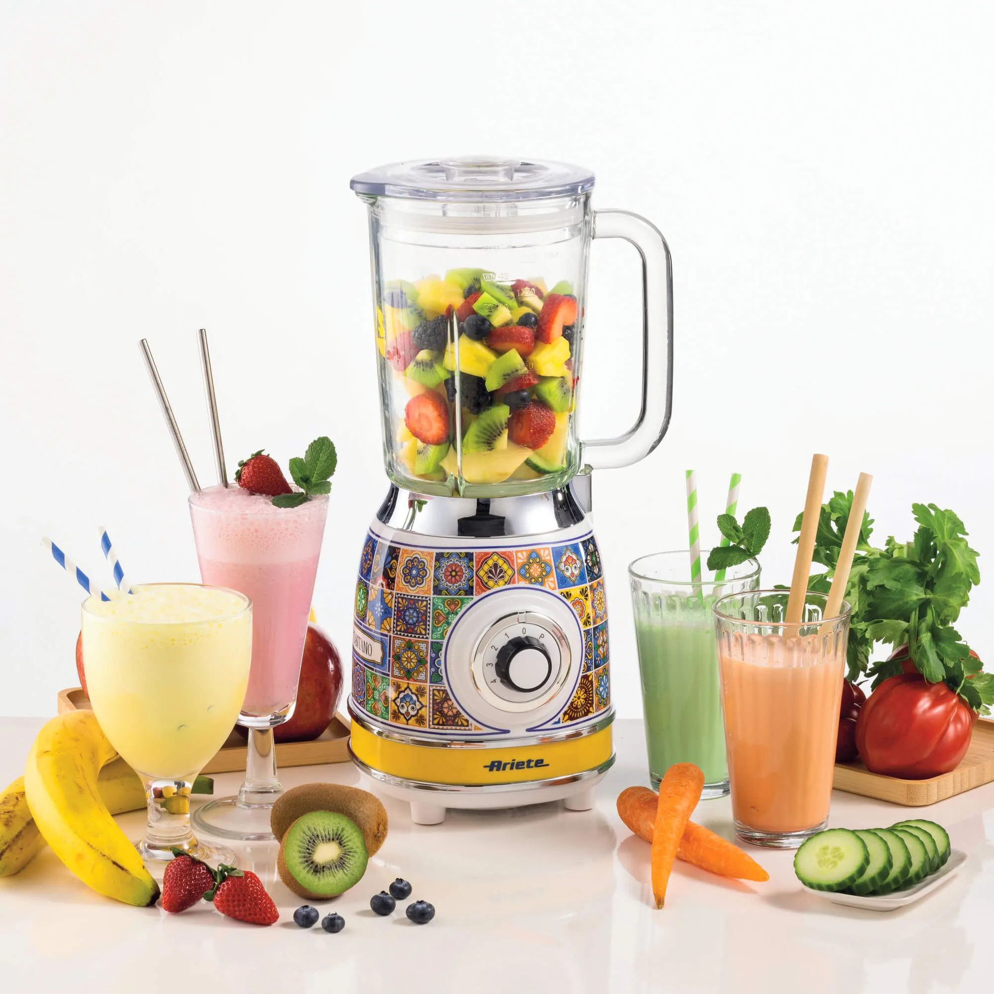 Ariete Positano 00C05830PAR0 1000 W 1,5 l blender, bl&aring;, gul
