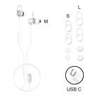 MIXX Headphone SoundPort USB-C In-Ear Wired White