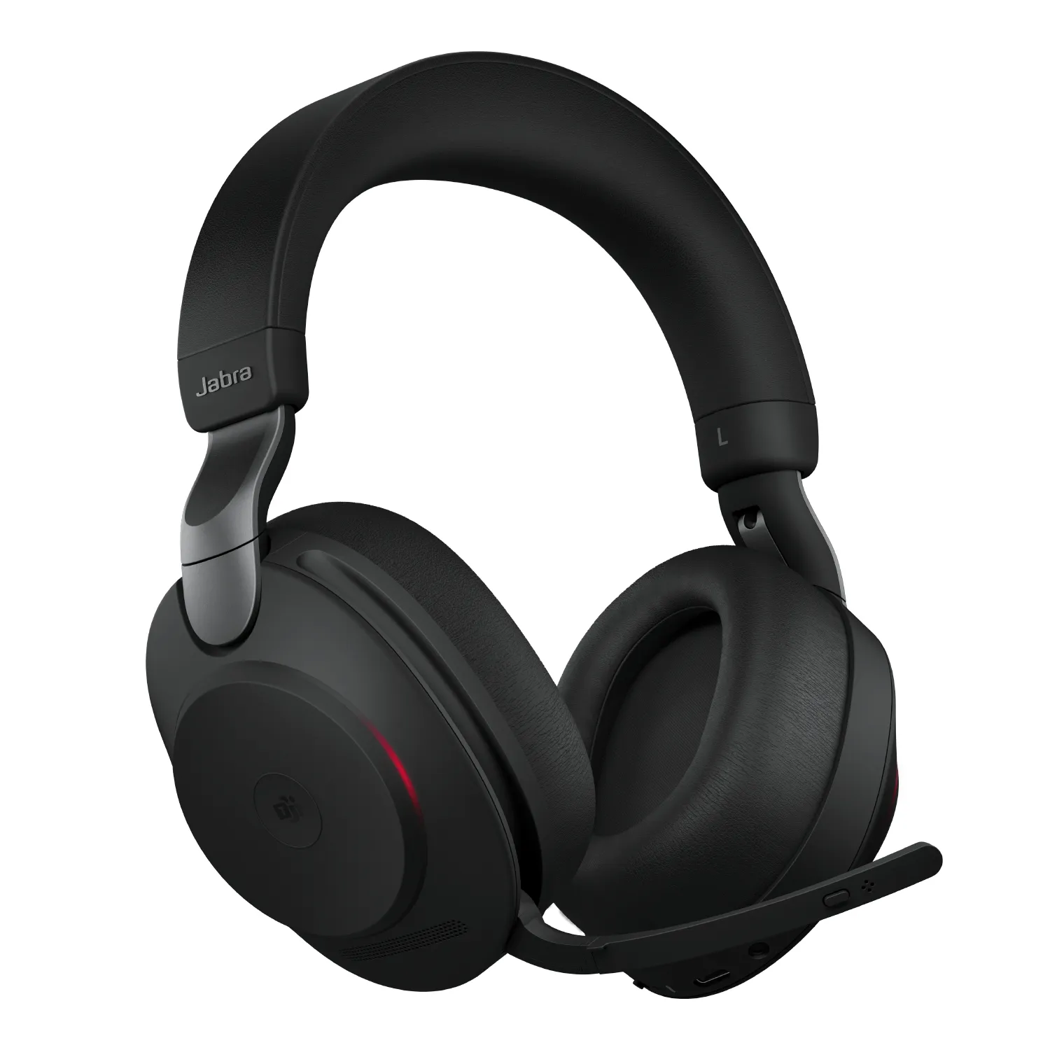 Jabra Evolve2 85 MS Wireless Stereo Headset with USB-A adapter, Black