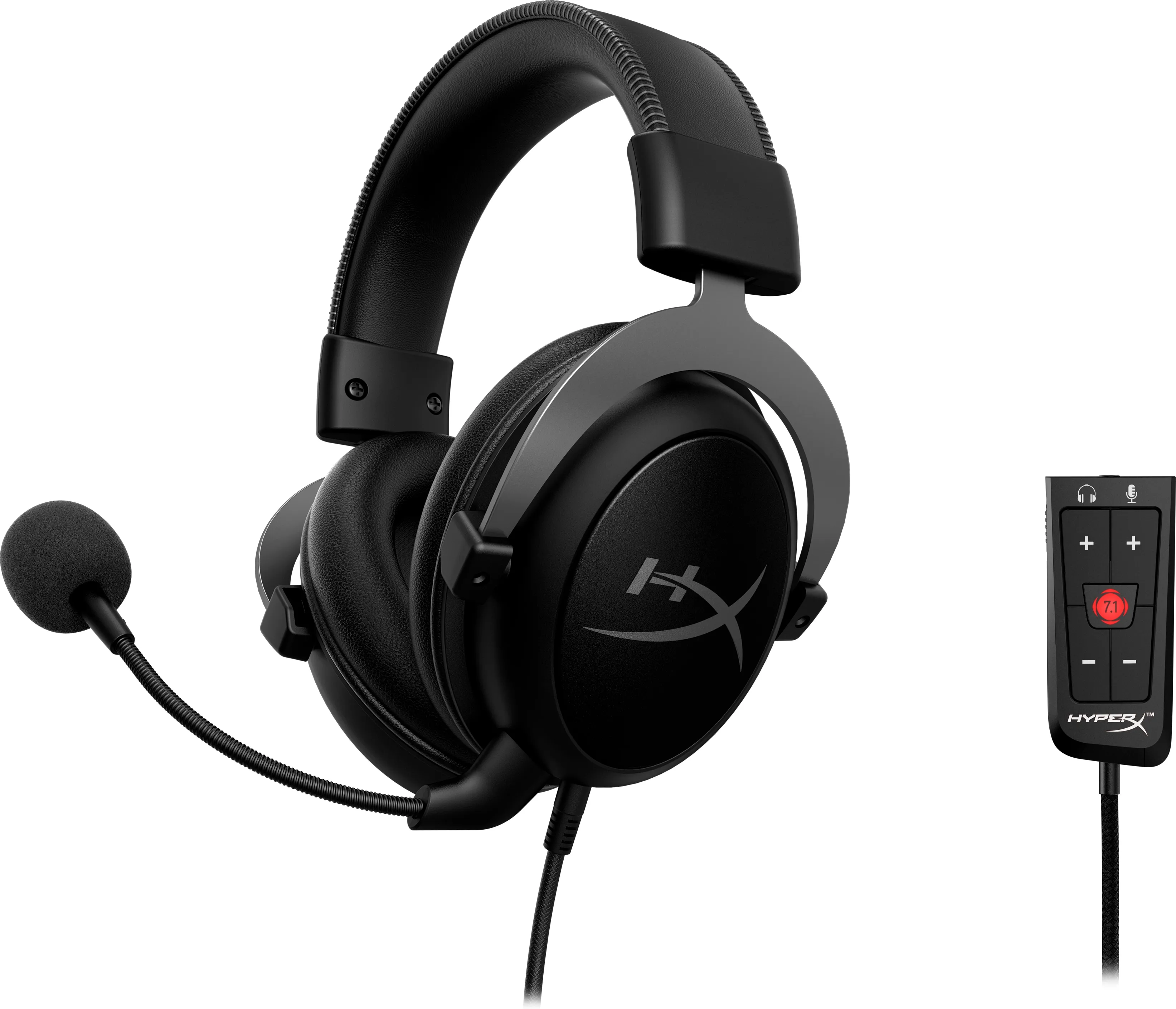 HyperX Cloud II -pelikuulokkeet mikrofonilla, gun metal
