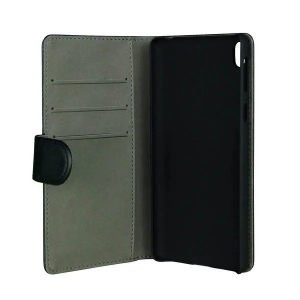 GEAR Wallet, Xperia E5 - plånboksfodral, Svart