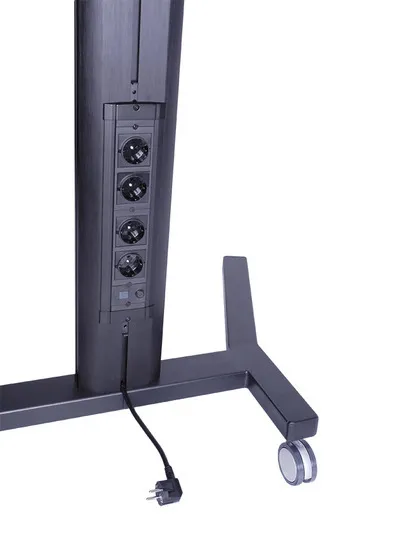 Multibrackets M Public Display Stand 180 Single - Teline tuotteelle LCD nestekiden&auml;ytt&ouml; / plasma TV - alumiini - musta -n&auml;yt&ouml;n koko: 40"-63" -kiinnitysliit&auml;nt&auml;: