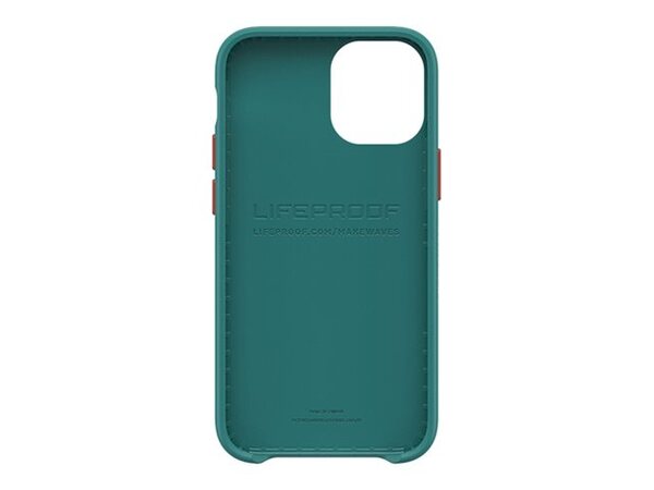 LifeProof WAKE - Takakansi matkapuhelimelle - valtameriper&auml;inen kierr&auml;tetty muovi - down under, t&auml;ytel&auml;inen aaltokuvio malleihin Apple iPhone 12 mini - (ei pala