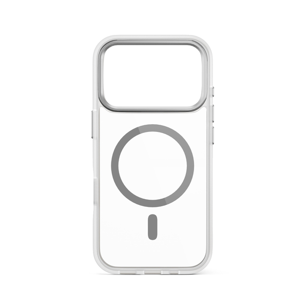 Epico Hero Pro Mag+ Case iPhone 17 Pro Qi2  &amp;  MagSafe Compatible, Transparent with matte