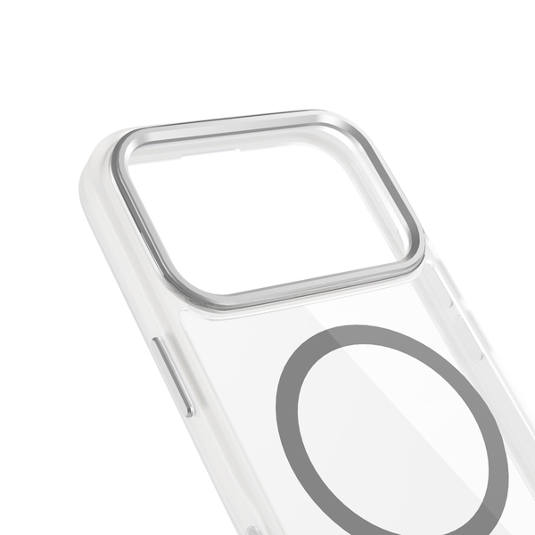 Epico Hero Pro Mag+ Case iPhone 17 Pro Qi2  &amp;  MagSafe Compatible, Transparent with matte