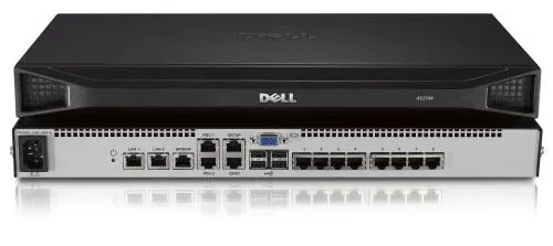 Dell DAV2108 - KVM-kytkin - 8 x KVM port(s) - 1 paikallinen käyttäjä - räkkiin asennettava