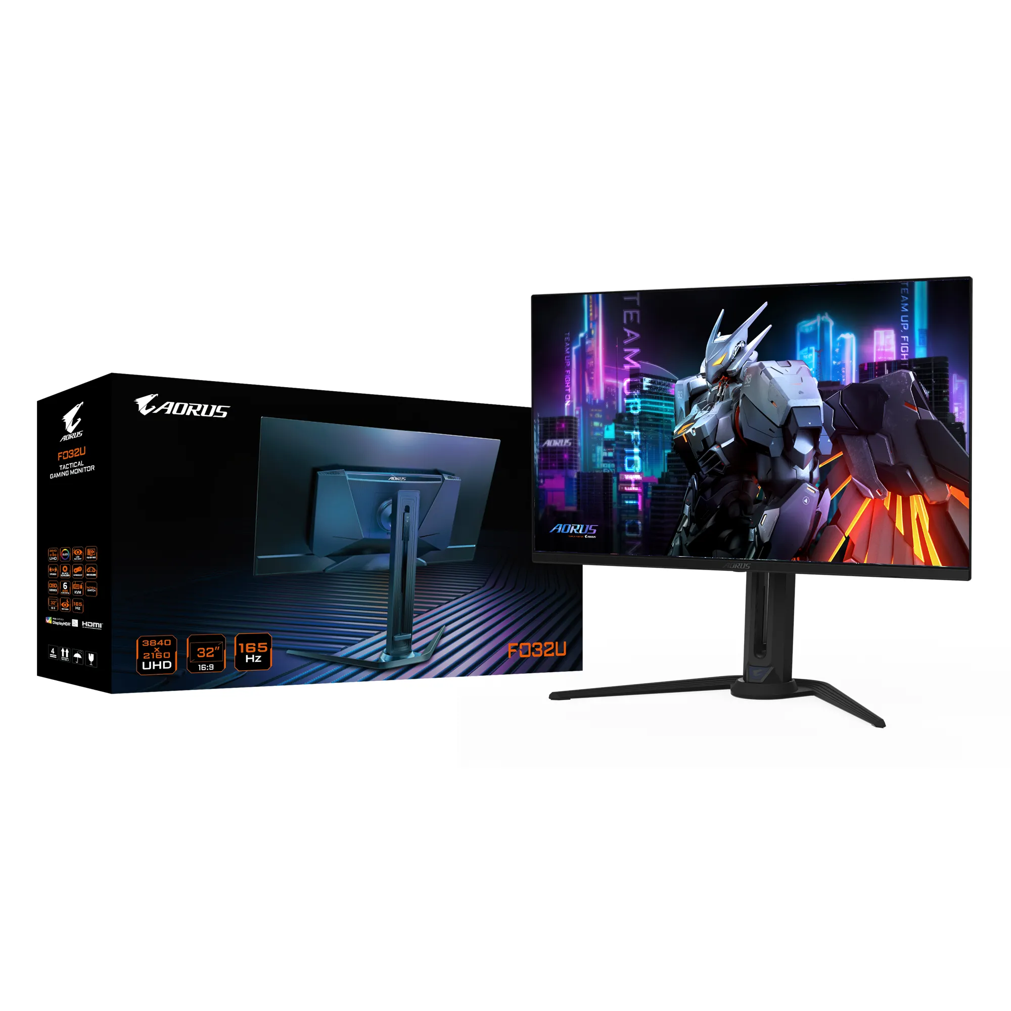 Gigabyte AORUS FO32U 31.5" 4K UHD, OLED 165Hz Gaming Monitor with USB-C hub Gigabyte AORUS FO32U 31.5" 4K UHD, OLED 165Hz Gaming Monitor with USB-C hub