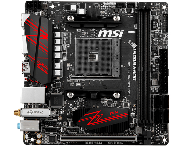 MSI B450I Gaming Plus AC Mini-ITX - motherboard