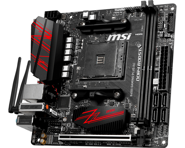 MSI B450I Gaming Plus AC Mini-ITX - motherboard