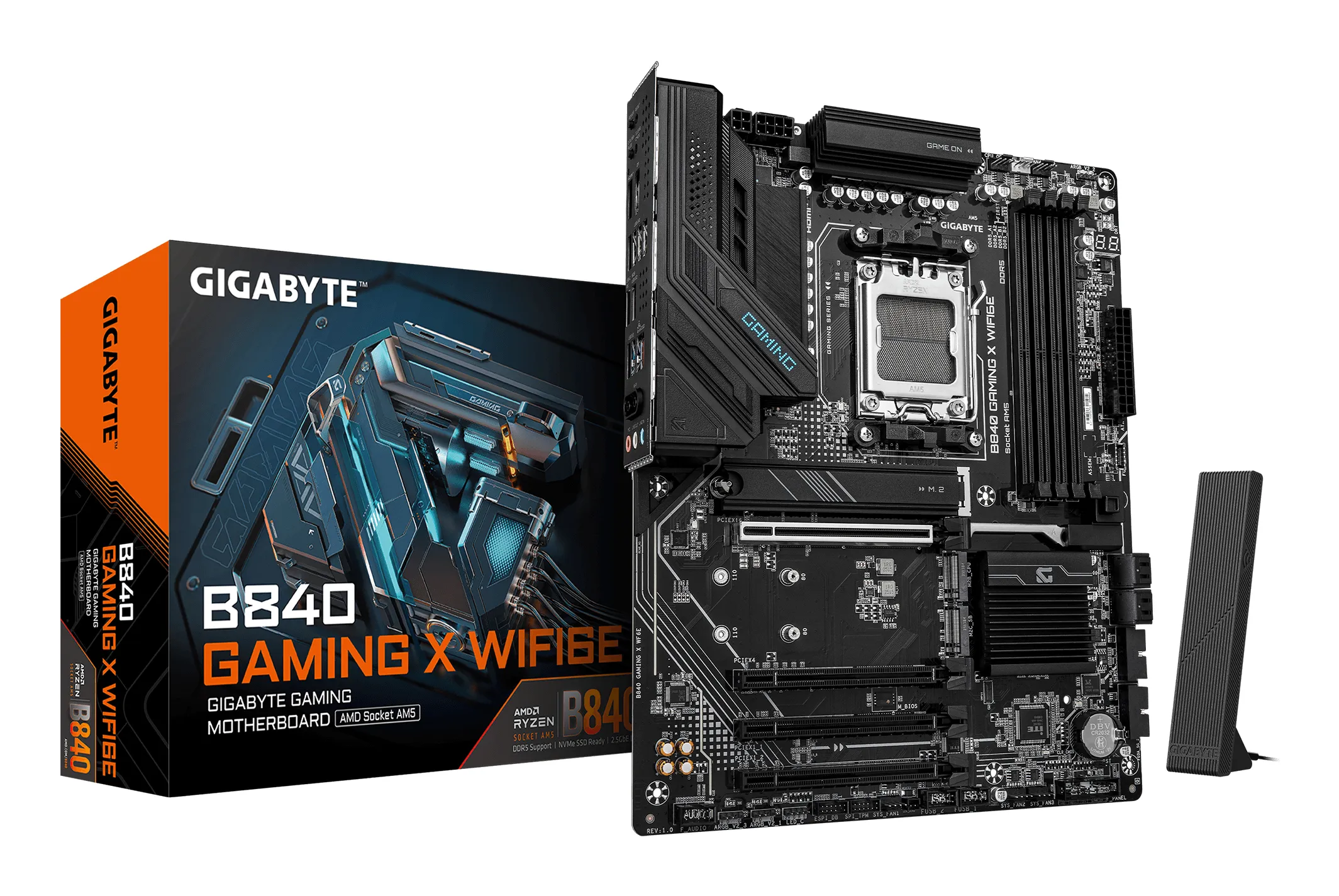 Gigabyte B840 GAMING X WiFi 6E AM5 ATX Motherboard Gigabyte B840 GAMING X WiFi 6E AM5 ATX Motherboard