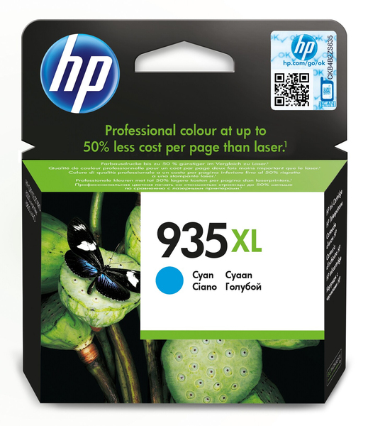 HP 935XL Cyan Ink Cartridge Blister
